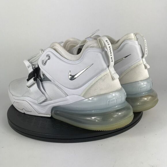 Nike Air Force 270 White/Silver Athletic Running Shoes AH6772-100 Men’s Size 13 - Picture 7 of 12